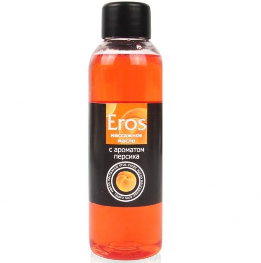 Массажное масло Eros exotic с ароматом персика - 75 мл. - Биоритм - купить с доставкой в Волгодонске