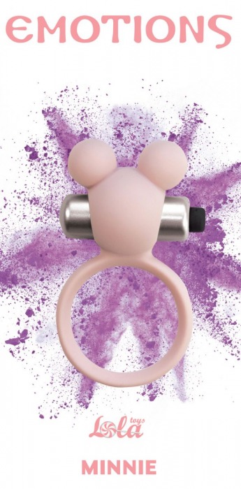 Розовое эрекционное виброколечко Emotions Minnie Light pink - Lola Games - в Волгодонске купить с доставкой