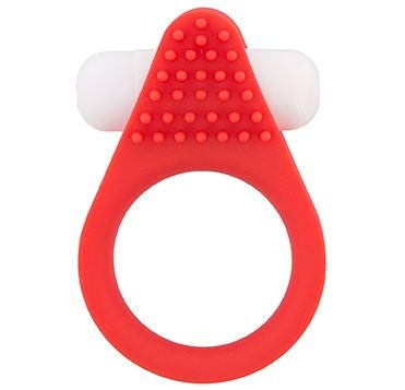 Красное эрекционное кольцо LIT-UP SILICONE STIMU RING 1 RED - Dream Toys - в Волгодонске купить с доставкой