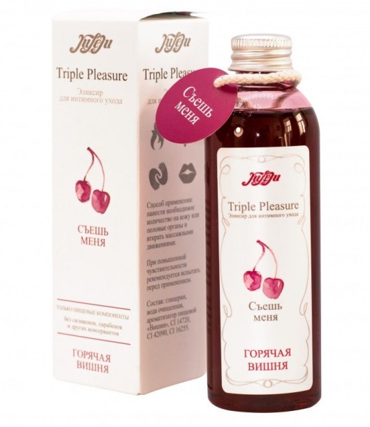 Эликсир Triple Pleasure  Горячая вишня  - 130 гр. - JULEJU - купить с доставкой в Волгодонске
