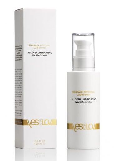 Массажный гель-смазка на силиконовой основе Allover Massage Gel - 100 мл. - YESforLOV - купить с доставкой в Волгодонске