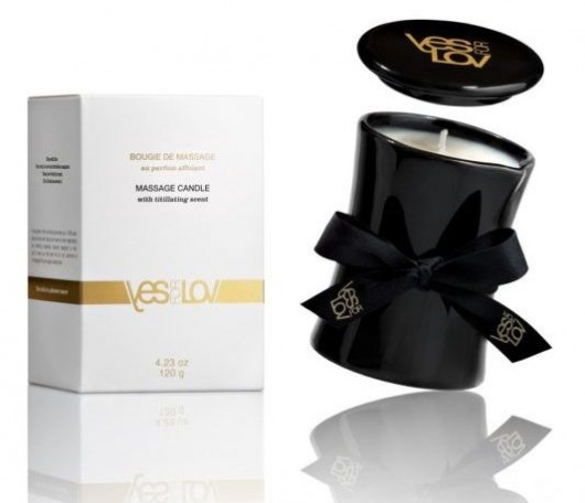 Массажная свеча Titillating Massage Candle - 120 мл. - YESforLOV - купить с доставкой в Волгодонске