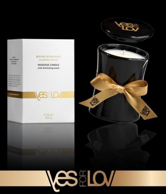 Массажная аромасвеча BEWITCHING MASSAGE CANDLE - 120 мл. - YESforLOV - купить с доставкой в Волгодонске