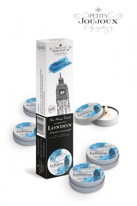 Набор из 5 свечей Petits Joujoux London с ароматом ревеня, амбры и чёрной смородины - MyStim - купить с доставкой в Волгодонске