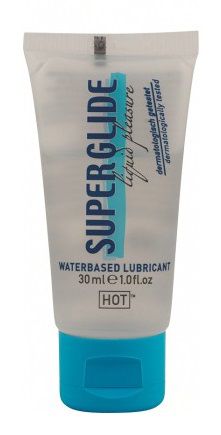 Гель-смазка на водной основе для чувствительной кожи Superglide - 30 мл. - HOT - купить с доставкой в Волгодонске