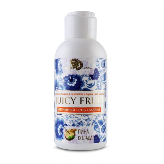 Интимный гель на водной основе JUICY FRUIT с ароматом пина колада - 100 мл. - БиоМед - купить с доставкой в Волгодонске