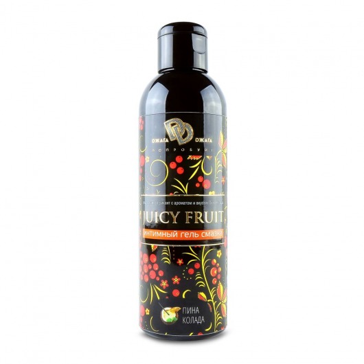 Интимный гель на водной основе JUICY FRUIT с ароматом пина колада - 200 мл. - БиоМед - купить с доставкой в Волгодонске