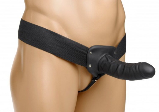 Полый страпон Erection Assist - 15,2 см. - XR Brands - купить с доставкой в Волгодонске