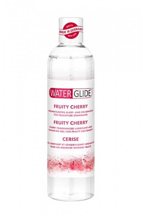 Лубрикант на водной основе с ароматом вишни FRUITY CHERRY - 300 мл. - Waterglide - купить с доставкой в Волгодонске