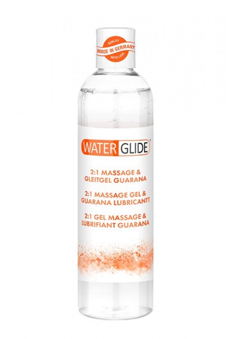 Гель-смазка 2-в-1 MASSAGE   LUBRICANT GUARANA - 300 мл. - Waterglide - купить с доставкой в Волгодонске