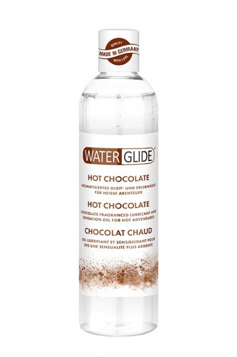 Лубрикант на водной основе с ароматом шоколада HOT CHOCOLATE - 300 мл. - Waterglide - купить с доставкой в Волгодонске