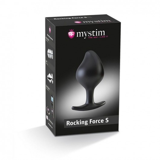 Анальная пробка Rocking Force S для электростимуляции - 9,5 см. - MyStim - купить с доставкой в Волгодонске