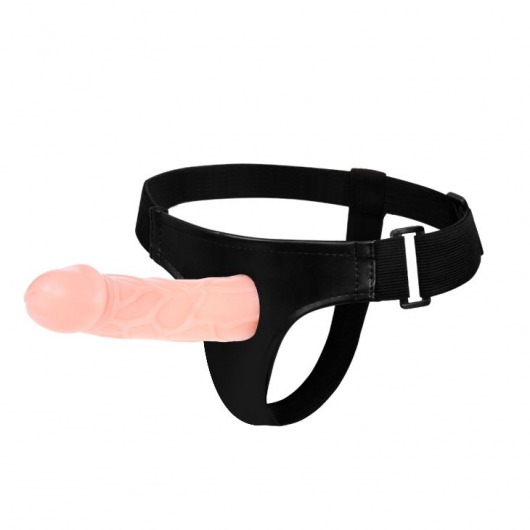 Телесный фаллоимитатор на трусиках Jessica Strap-On - 15,5 см. - Baile - купить с доставкой в Волгодонске