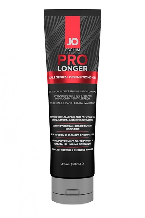 Гель-пролонгатор умеренного действия для мужчин JO Prolonger Gel – 60 мл. - System JO - купить с доставкой в Волгодонске