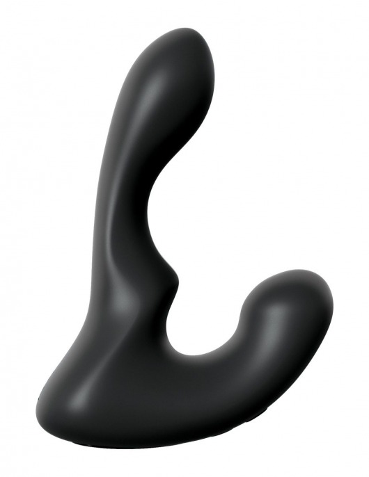 Черный анальный вибростимулятор P-Spot Milker - 14 см. - Pipedream - в Волгодонске купить с доставкой