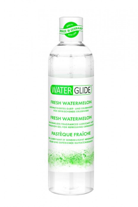 Лубрикант на водной основе с ароматом арбуза WATERGLIDE FRESH WATERMELON - 300 мл. - Waterglide - купить с доставкой в Волгодонске