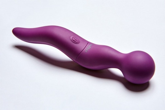 Фиолетовый жезловый вибромассажёр Cassi - 21 см. - Le Frivole