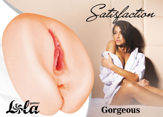 Мастурбатор с 2 тоннелями Satisfaction Gorgeous - Lola Games - в Волгодонске купить с доставкой