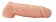 Телесная насадка EXTENDER WITH BALL STRAP 5.5 - 14 см. - Dream Toys - в Волгодонске купить с доставкой