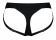Черные трусики для насадок Heroine Lingerie Harness - size M - Strap-on-me - купить с доставкой в Волгодонске